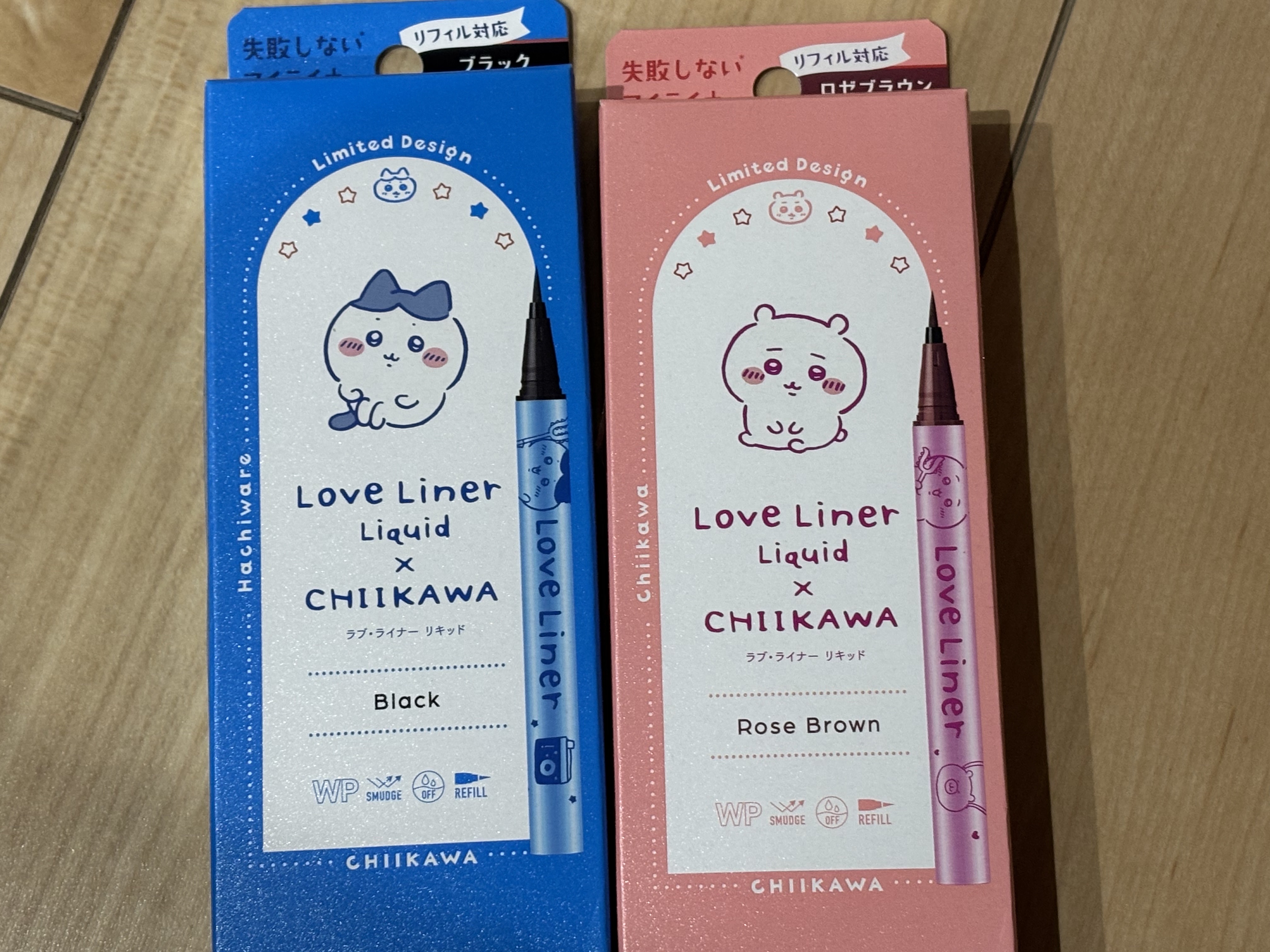 リキッドアイライナーR4 ロゼブラウン(ちいかわ ちいかわデザイン)【限定】/ラブ・ライナー/リキッドアイライナーを使ったクチコミ（1枚目）