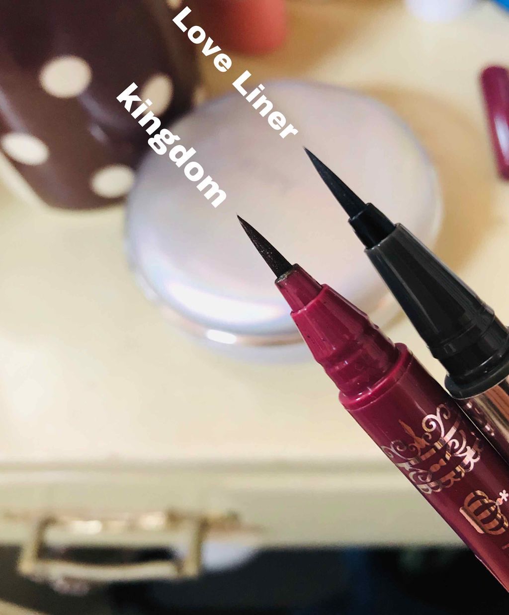 リキッドアイライナーS/キングダム/リキッドアイライナーを使ったクチコミ（1枚目）