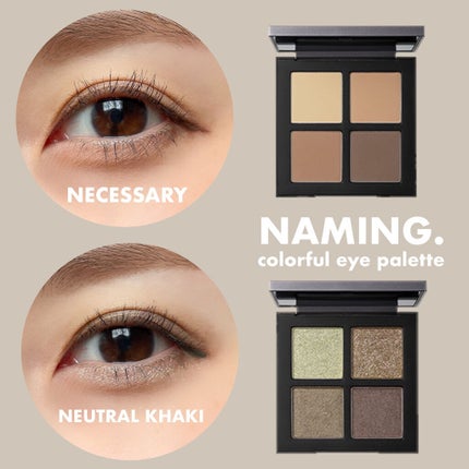 COLORFUL EYE PALETTE/NAMING./アイシャドウパレットを使ったクチコミ(1枚目)