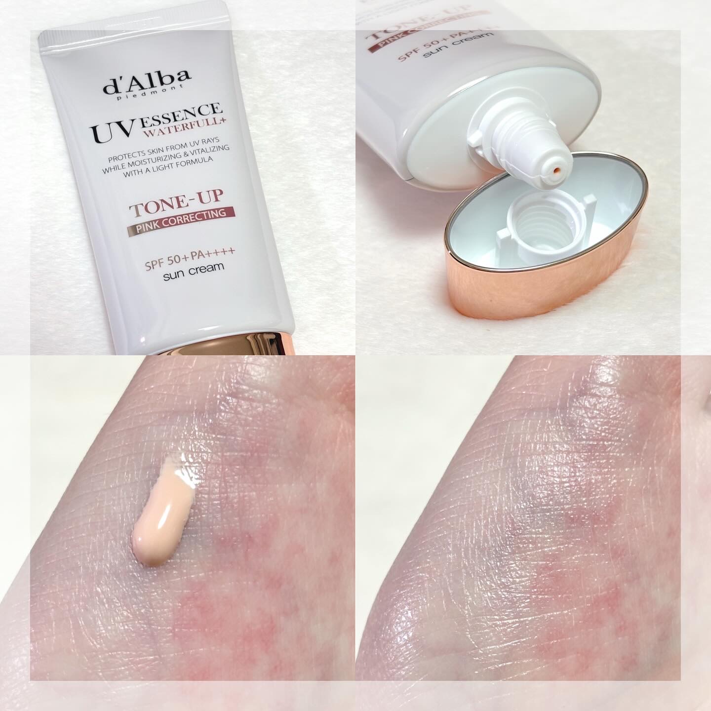 ダルバ ウォータフル トーンアップ サンクリーム(パープル)/ダルバ/日焼け止めクリームを使ったクチコミ（2枚目）