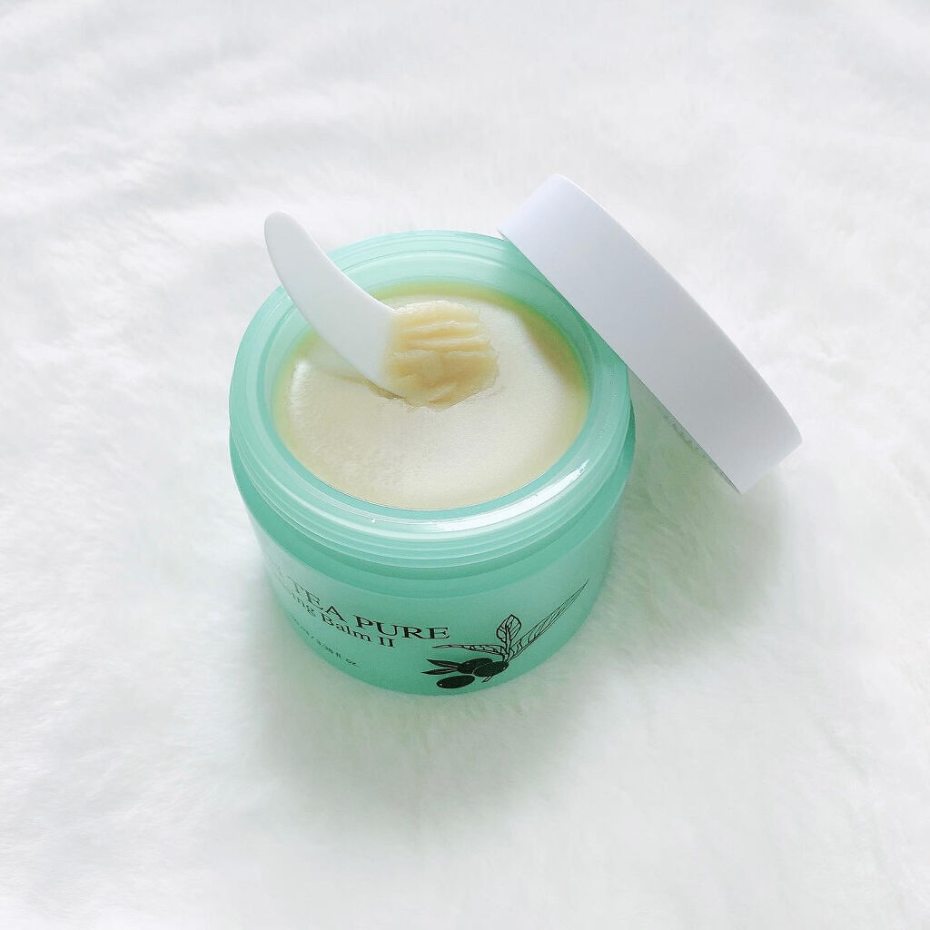 グリーンティーピュアクレンジングバームⅡ/YADAH/クレンジングバームを使ったクチコミ（2枚目）