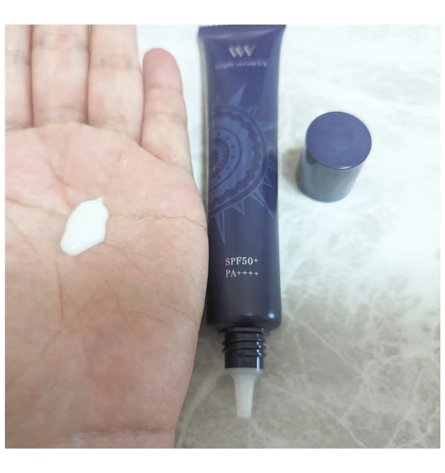 WHITE VEIL ブライトセラムUV/WHITE VEIL/日焼け止めローションを使ったクチコミ（2枚目）