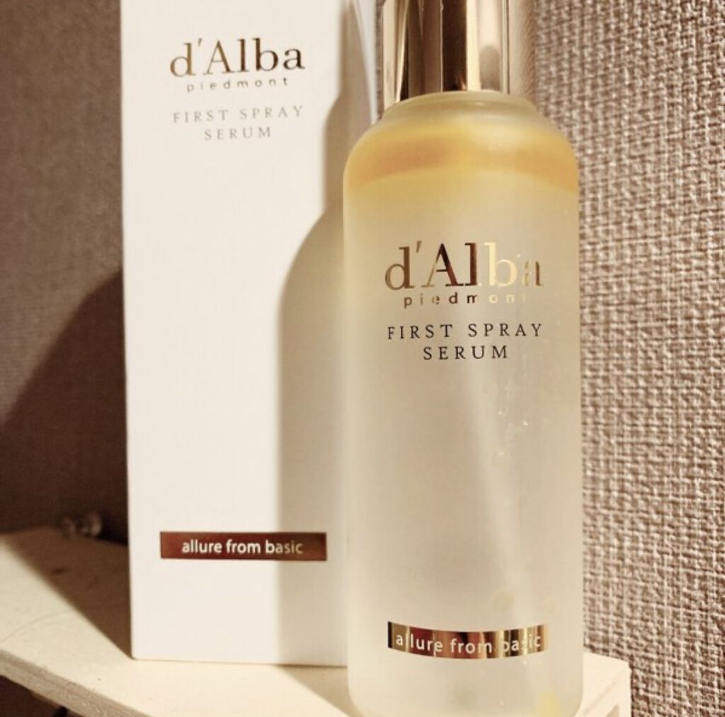 ダルバ ホワイトトリュフファーストスプレーセラム/ダルバ/ミスト状化粧水を使ったクチコミ（1枚目）