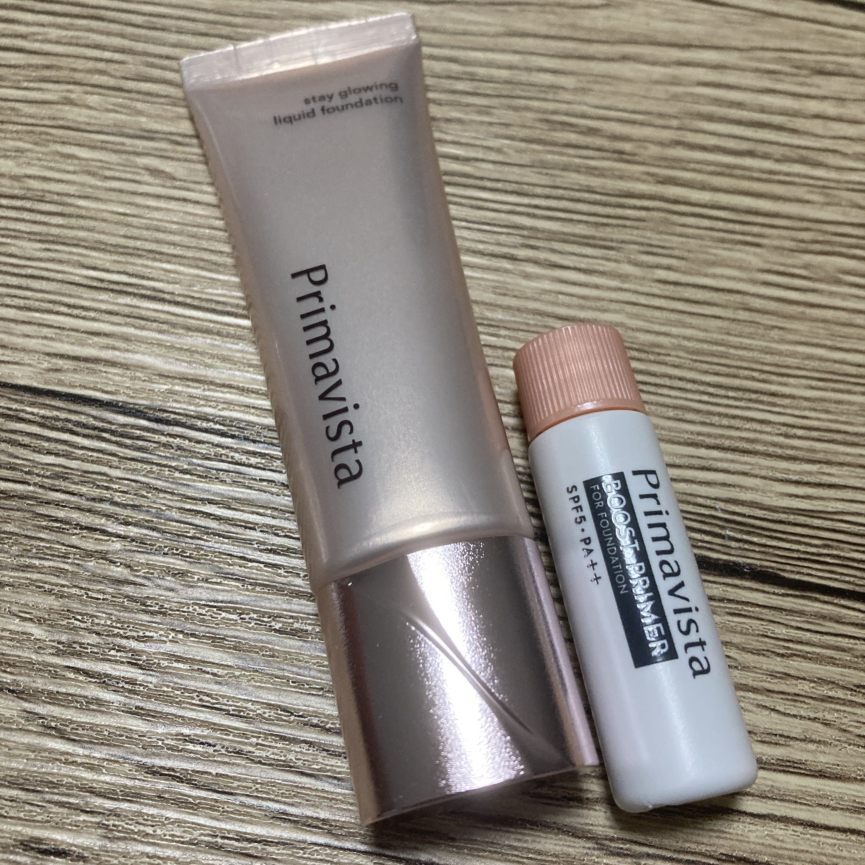 プリマヴィスタ ステイグロウ リキッド オークル03 30g+ファンデブーストミニ 5ml(数量限定)/プリマヴィスタ/リキッドファンデーションを使ったクチコミ（1枚目）