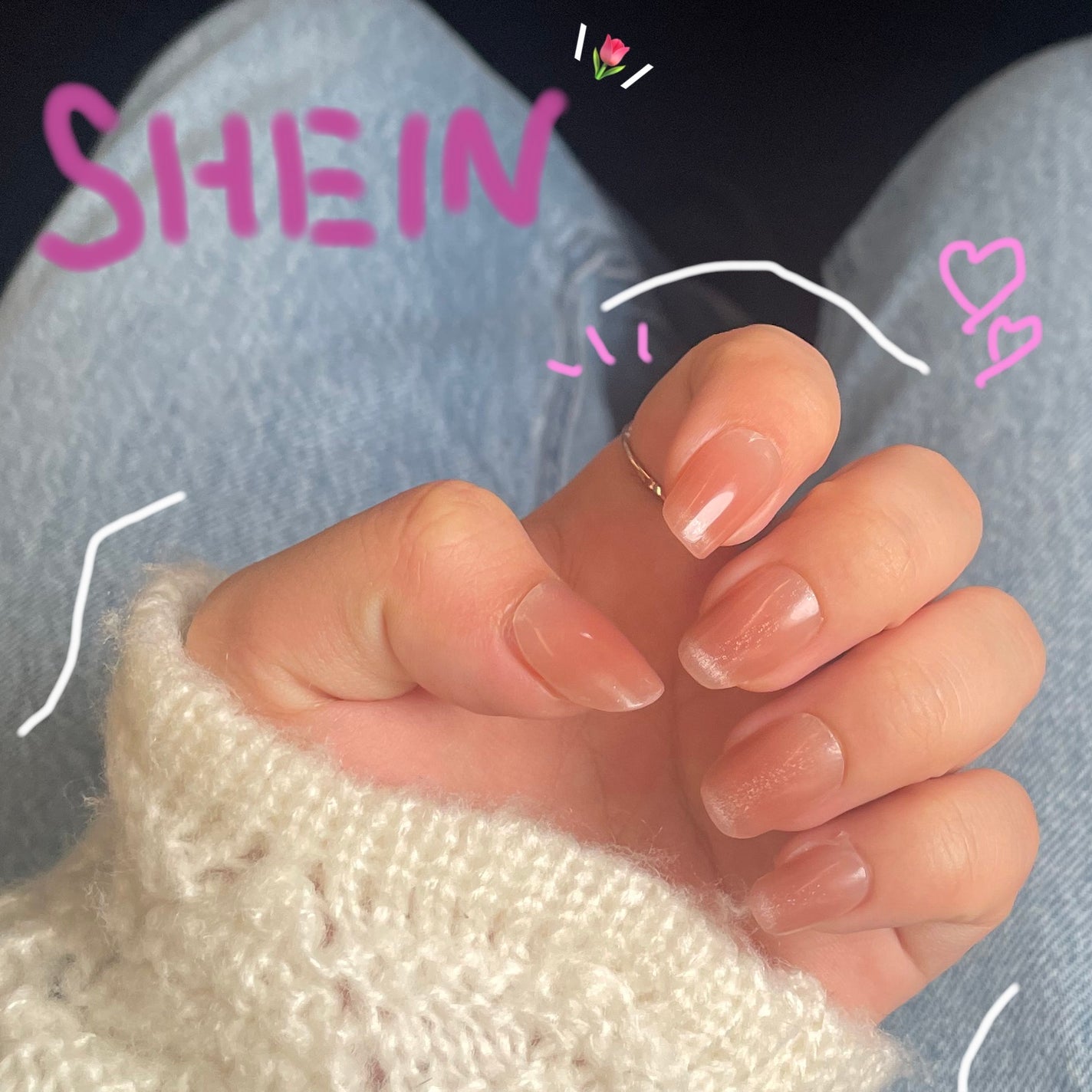 ネイルチップ/SHEIN/ネイルチップ・パーツを使ったクチコミ(1枚目)