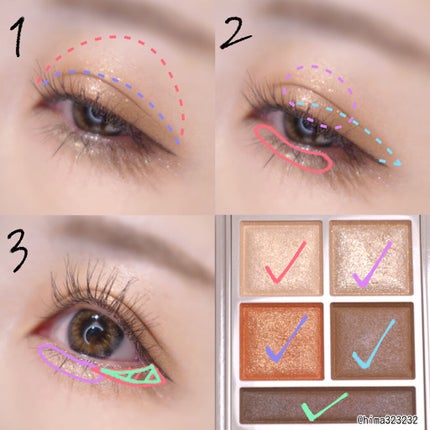 パノラマデザイン アイパレット/Visée/アイシャドウパレットを使ったクチコミ(5枚目)