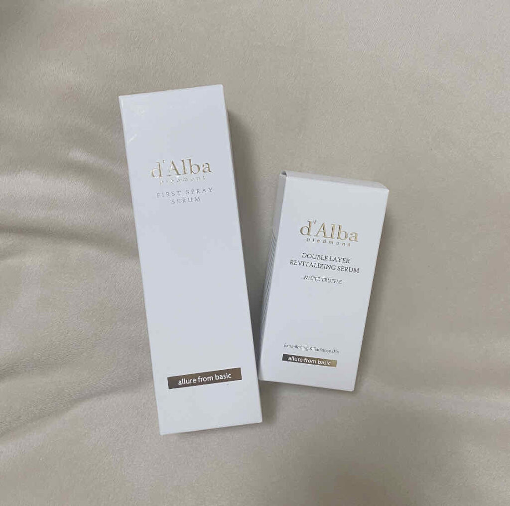 ダルバ ホワイトトリュフファーストスプレーセラム/ダルバ/ミスト状化粧水を使ったクチコミ（2枚目）