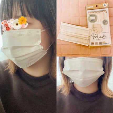 不織布フィットマスク7P/DAISO/マスクを使ったクチコミ(3枚目)