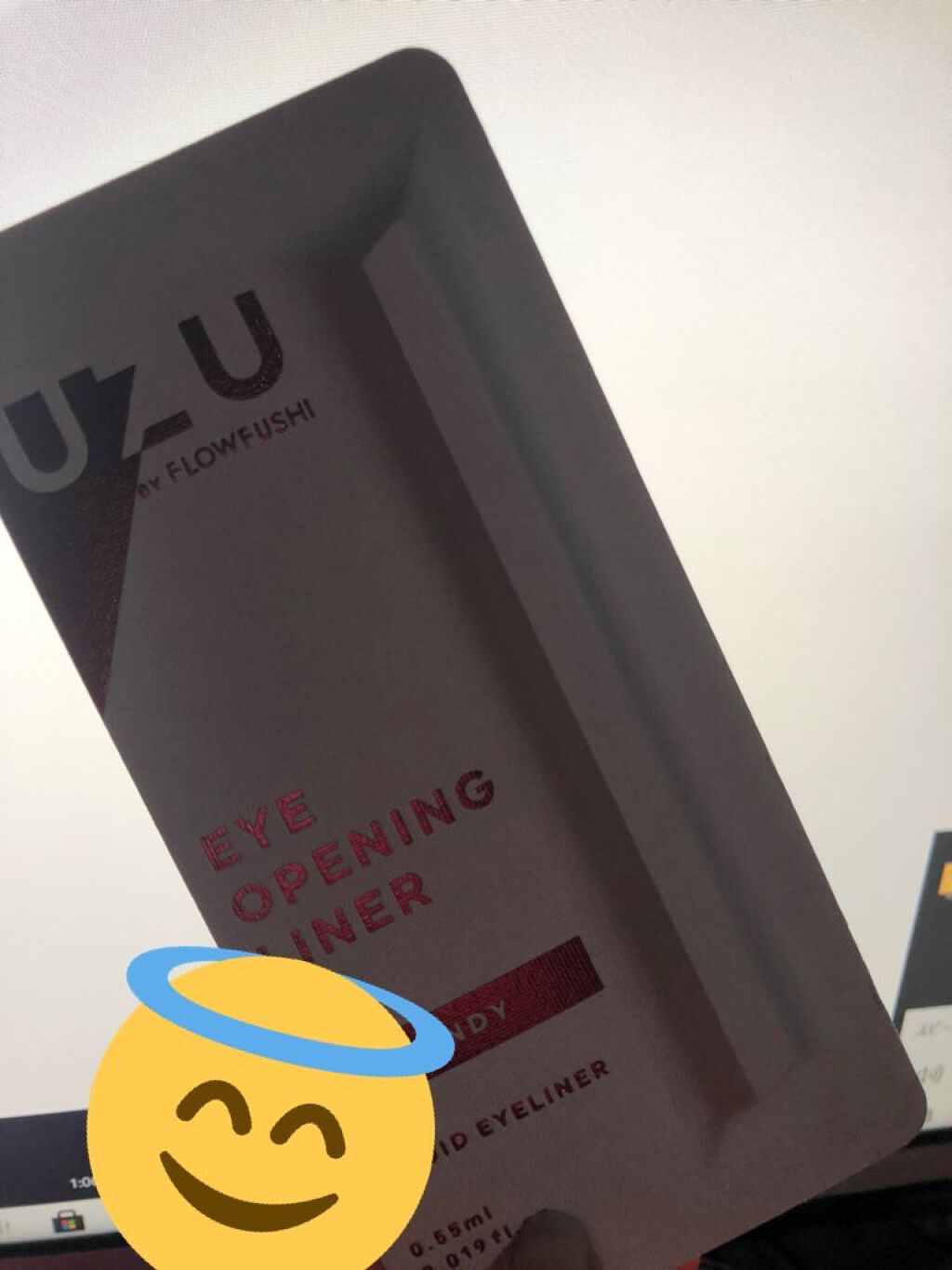 EYE OPENING LINER/UZU BY FLOWFUSHI/リキッドアイライナーを使ったクチコミ（1枚目）