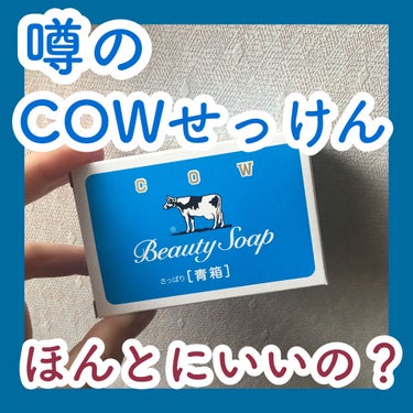 青箱 (さっぱり) レギュラーサイズ 85g(1コ)/カウブランド/ボディ石鹸を使ったクチコミ（1枚目）