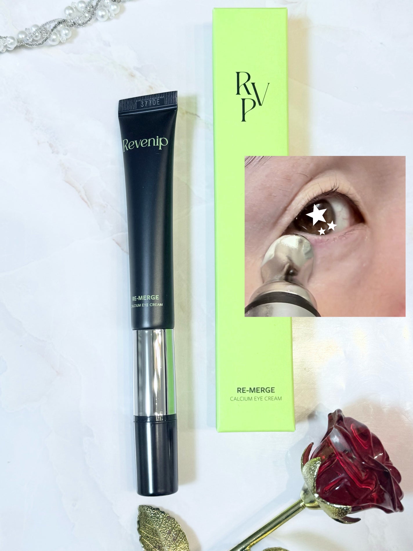リマージカルシウム振動アイクリーム/REVENIP/フェイスクリームを使ったクチコミ(1枚目)