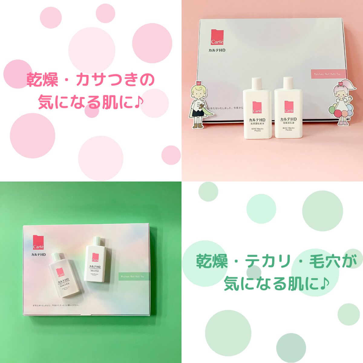 乾燥ケア トライアルセット/カルテHD/トライアルキットを使ったクチコミ（1枚目）