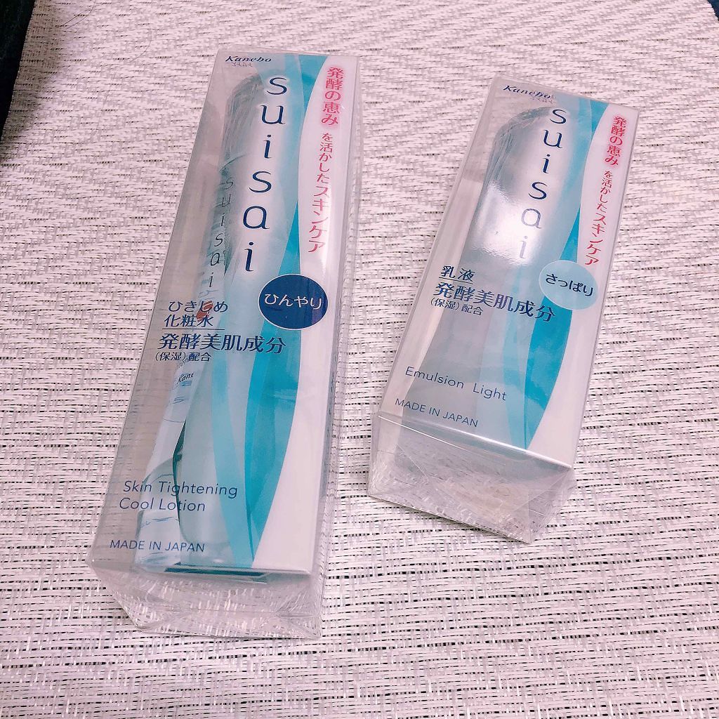 スキンタイトニングクールローション/suisai/化粧水を使ったクチコミ（1枚目）