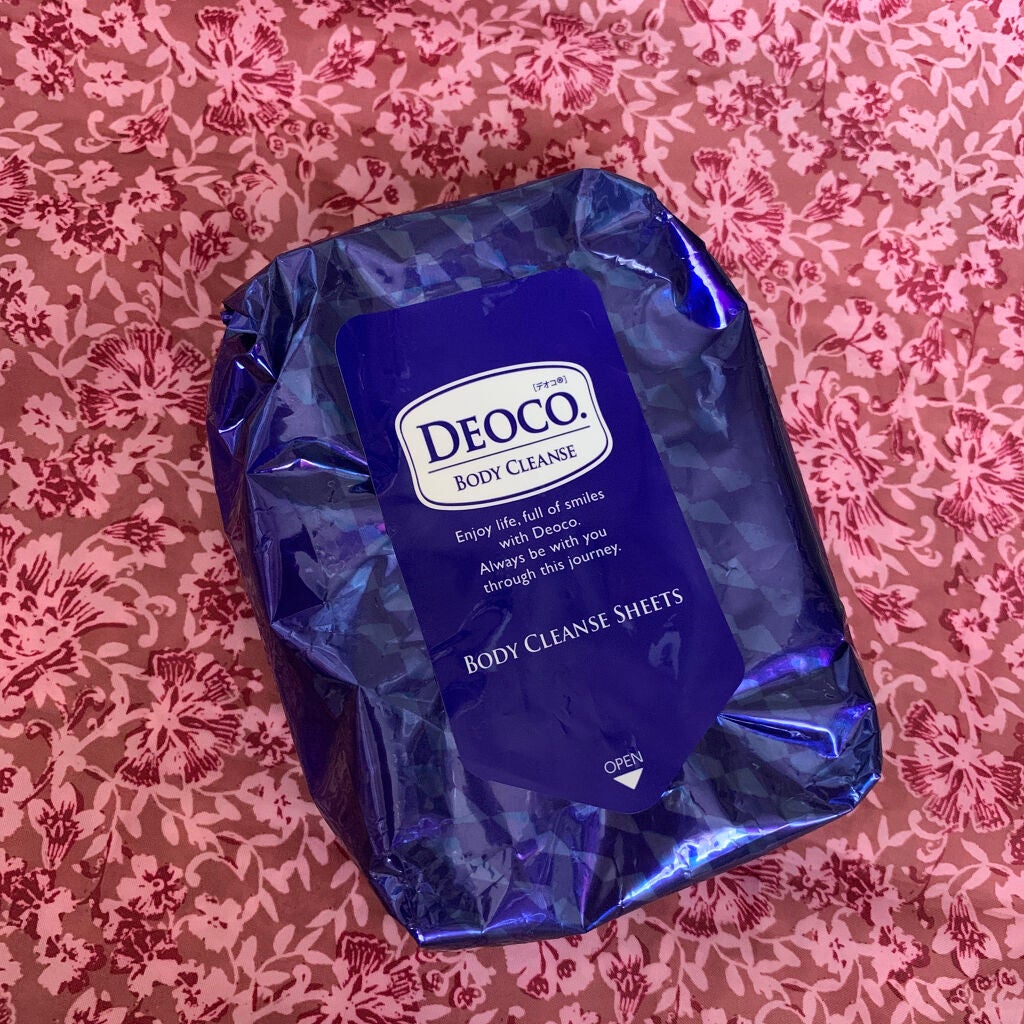 ボディクレンズシート/DEOCO(デオコ)/ボディシートを使ったクチコミ(1枚目)
