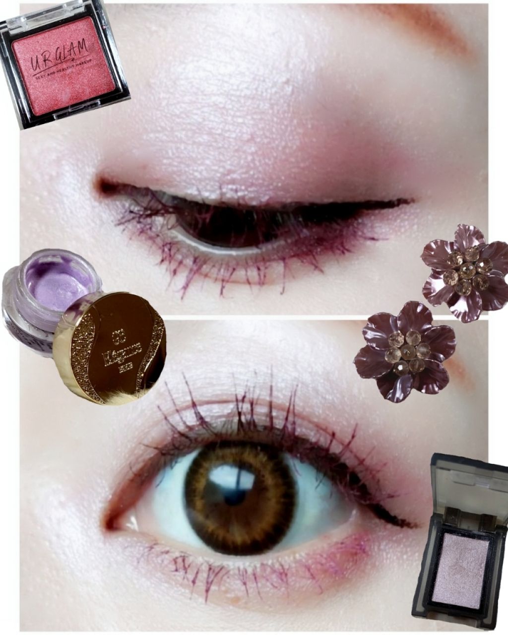 UR GLAM　POWDER EYESHADOW/U R GLAM/単色アイシャドウを使ったクチコミ（1枚目）