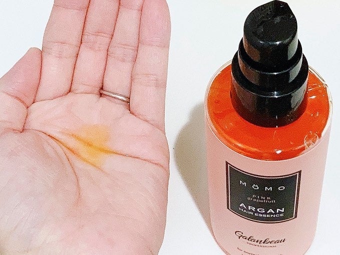 モモアルガンヘアエッセンス/ガランビュー/ヘアオイルを使ったクチコミ(3枚目)