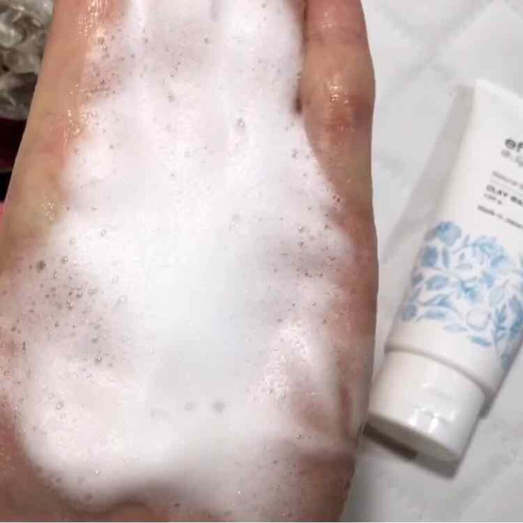 クレイウォッシュ/efferal/洗顔フォームを使ったクチコミ（3枚目）