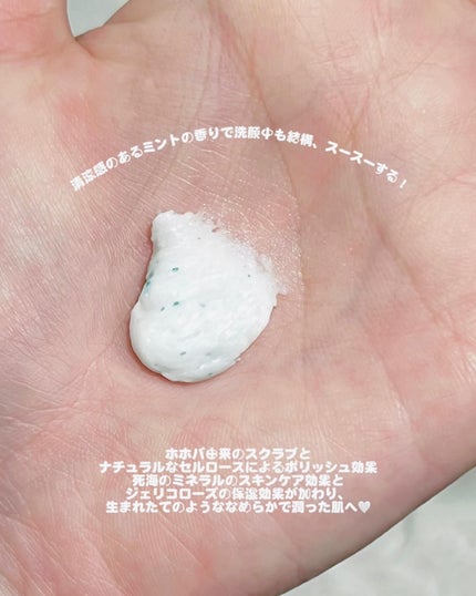 フェイスポリッシャー リフレッシング(ミント)/SABON/スクラブ・ゴマージュを使ったクチコミ(2枚目)