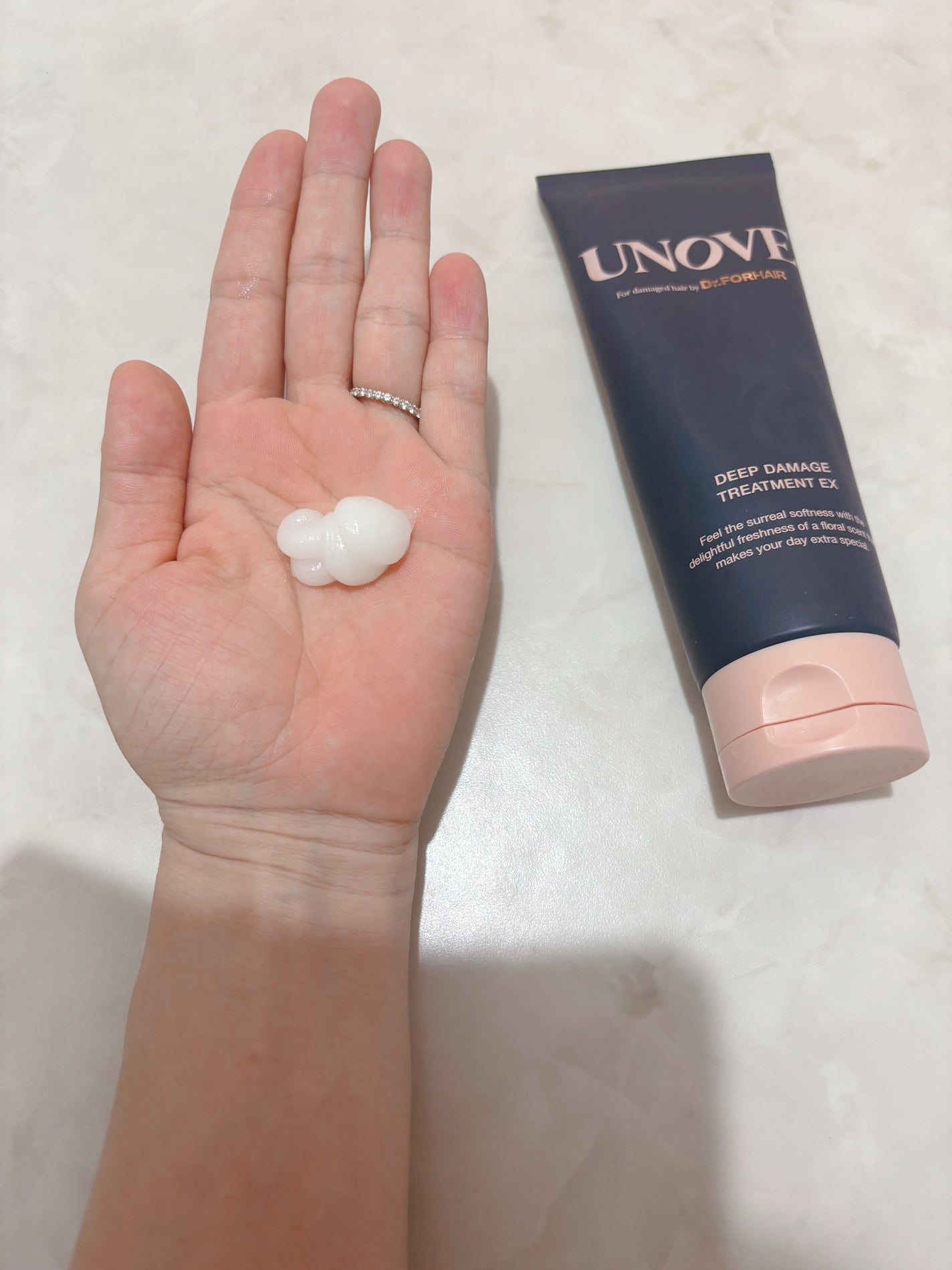ディープダメージトリートメントEX/UNOVE/洗い流すヘアトリートメントを使ったクチコミ(2枚目)