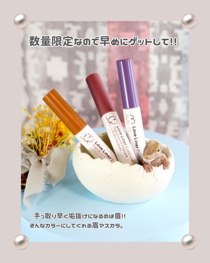 ラブ・ライナー シグネチャーフィットマスカラ<アイブロウ>/ラブ・ライナー/眉マスカラを使ったクチコミ(5枚目)