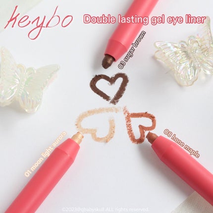 ダブルラスティングジェルライナー/keybo/ジェルアイライナーを使ったクチコミ(5枚目)