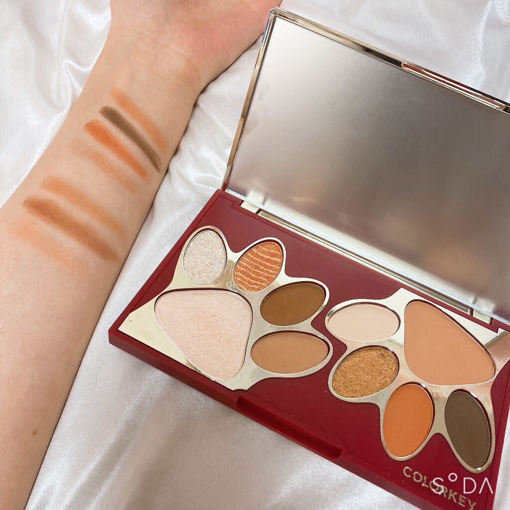 トラ十色アイシャドウパレット/COLORKEY/アイシャドウパレットを使ったクチコミ(3枚目)