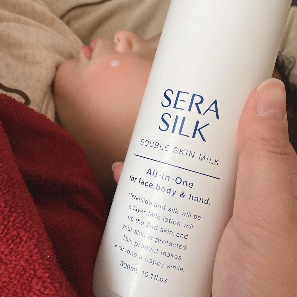 ダブルスキンミルク/セラシルク /ボディミルクを使ったクチコミ(3枚目)