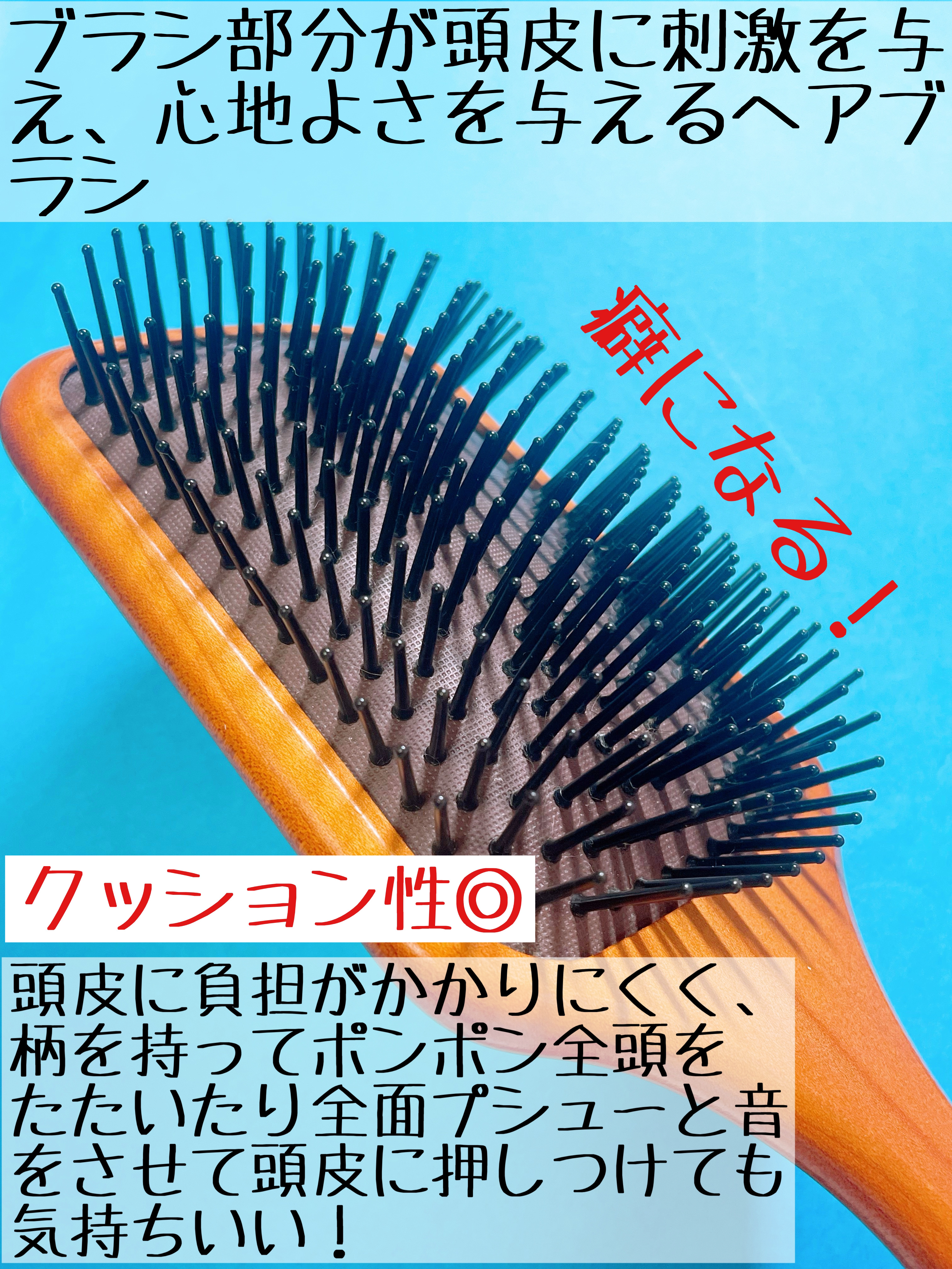 パドル ブラシ/AVEDA/ヘアブラシを使ったクチコミ（2枚目）