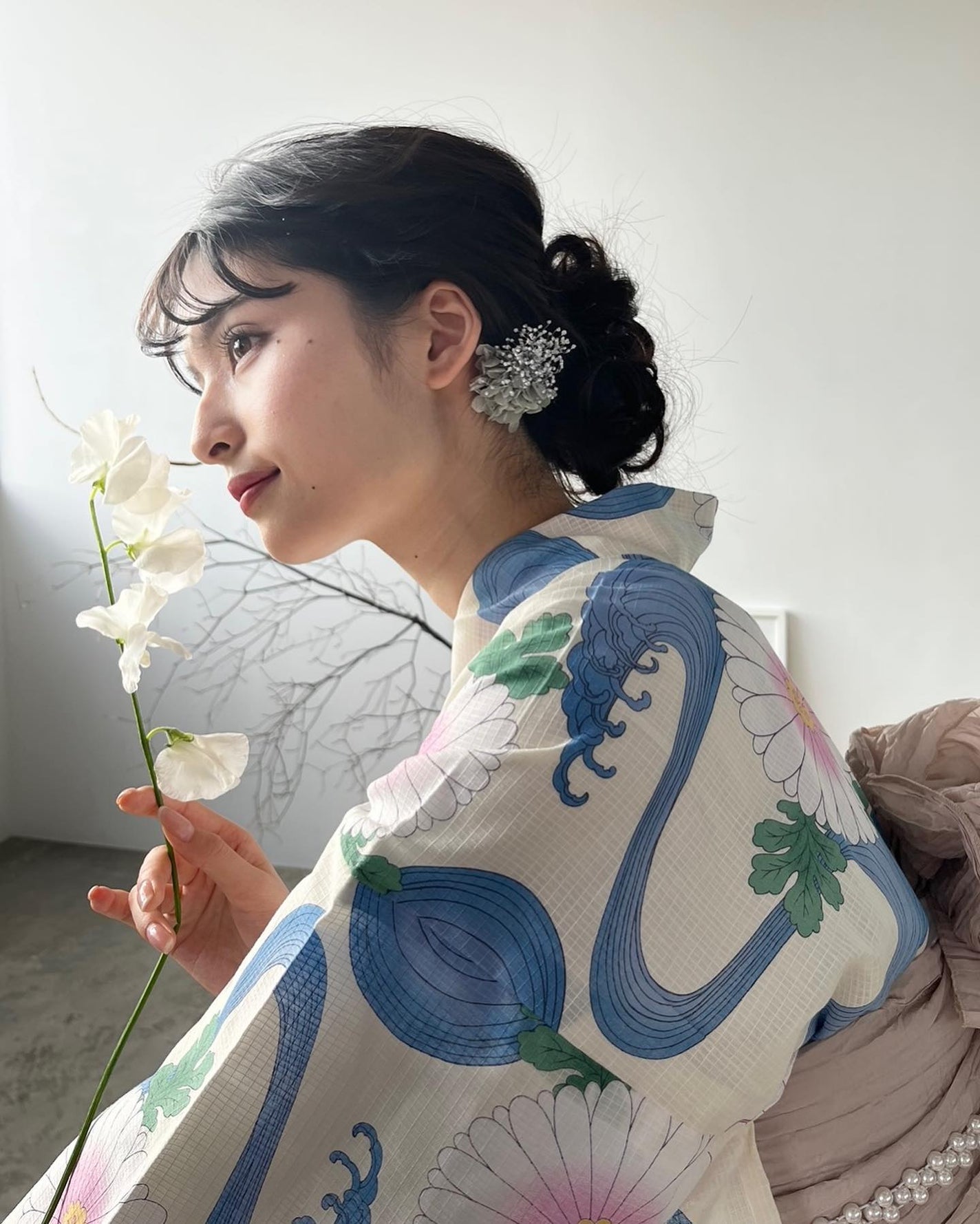 HARUNA on LIPS 「.浴衣撮影のヘアメイクしました✨..いつもお世話になってる@d..」(2枚目)