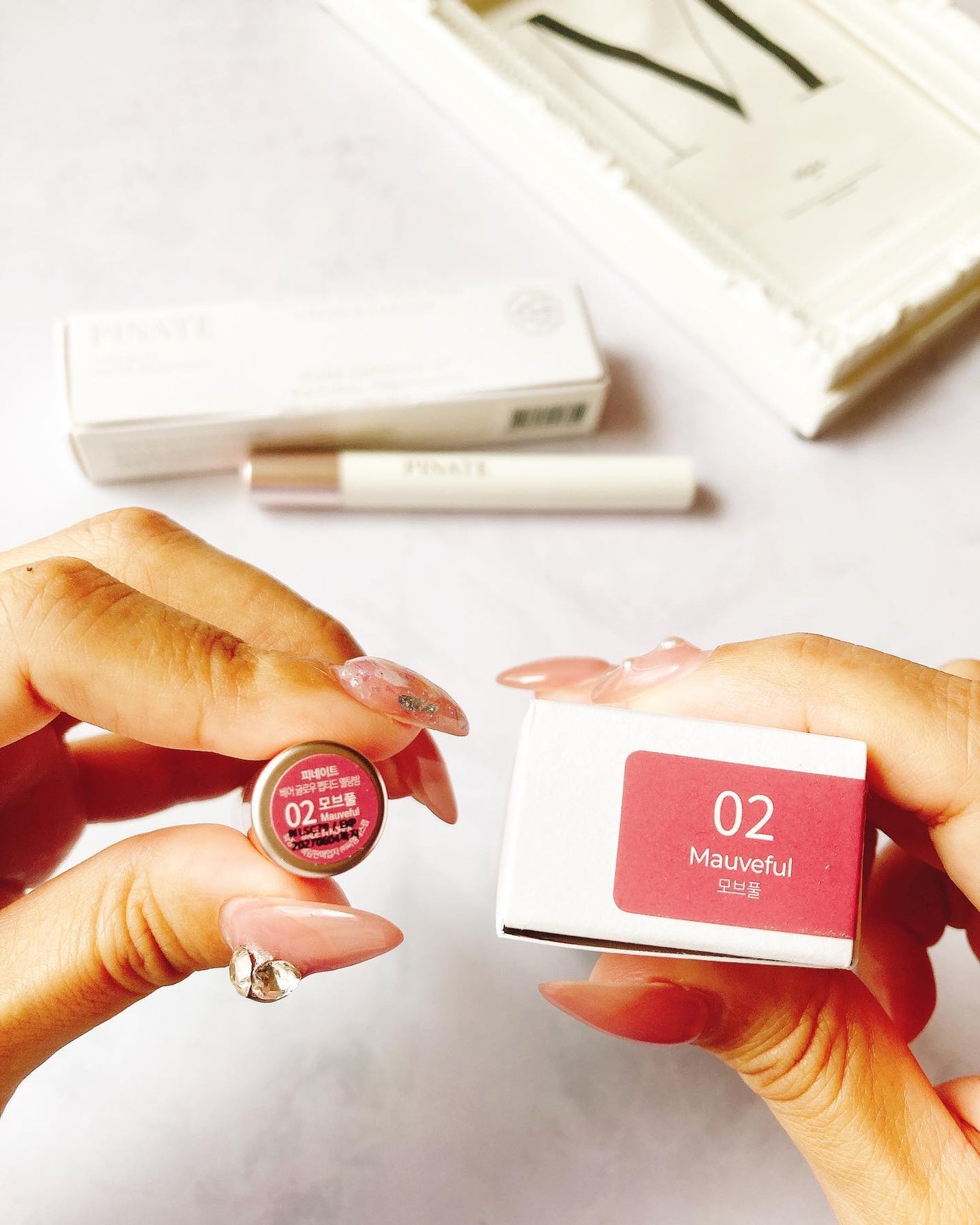 ベアグローペプチドメルティングバーム/PINATE/リップグロスを使ったクチコミ(7枚目)