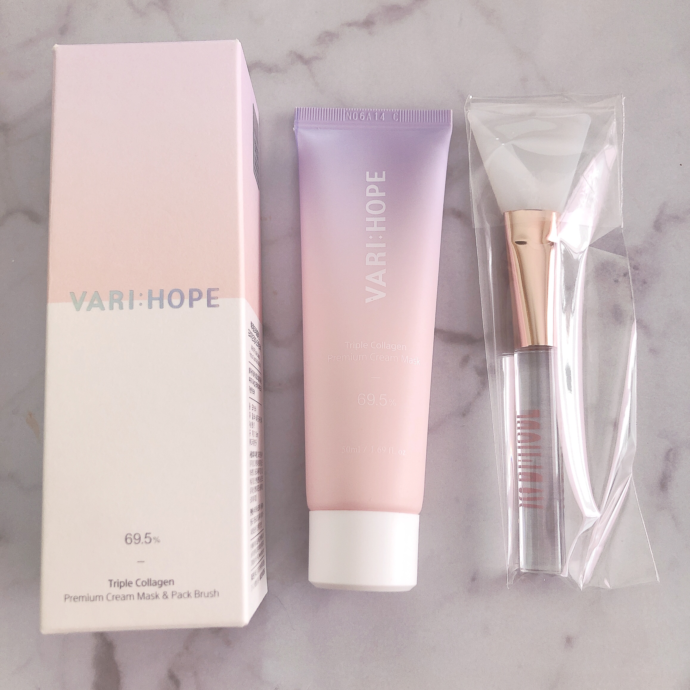 トリプルコラーゲンプレミアムクリームマスク/VARI:HOPE/フェイスクリームを使ったクチコミ（1枚目）