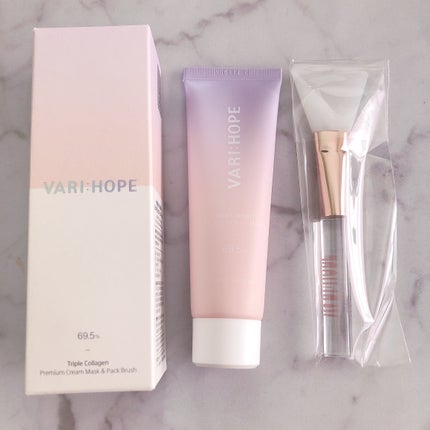 トリプルコラーゲンプレミアムクリームマスク/VARI:HOPE/フェイスクリームを使ったクチコミ(1枚目)