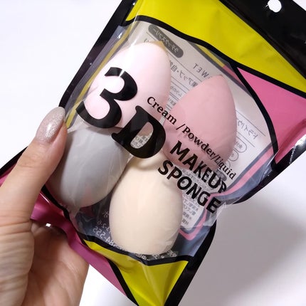3Dメイクアップスポンジ/ビューティサンポ/パフ・スポンジを使ったクチコミ(2枚目)