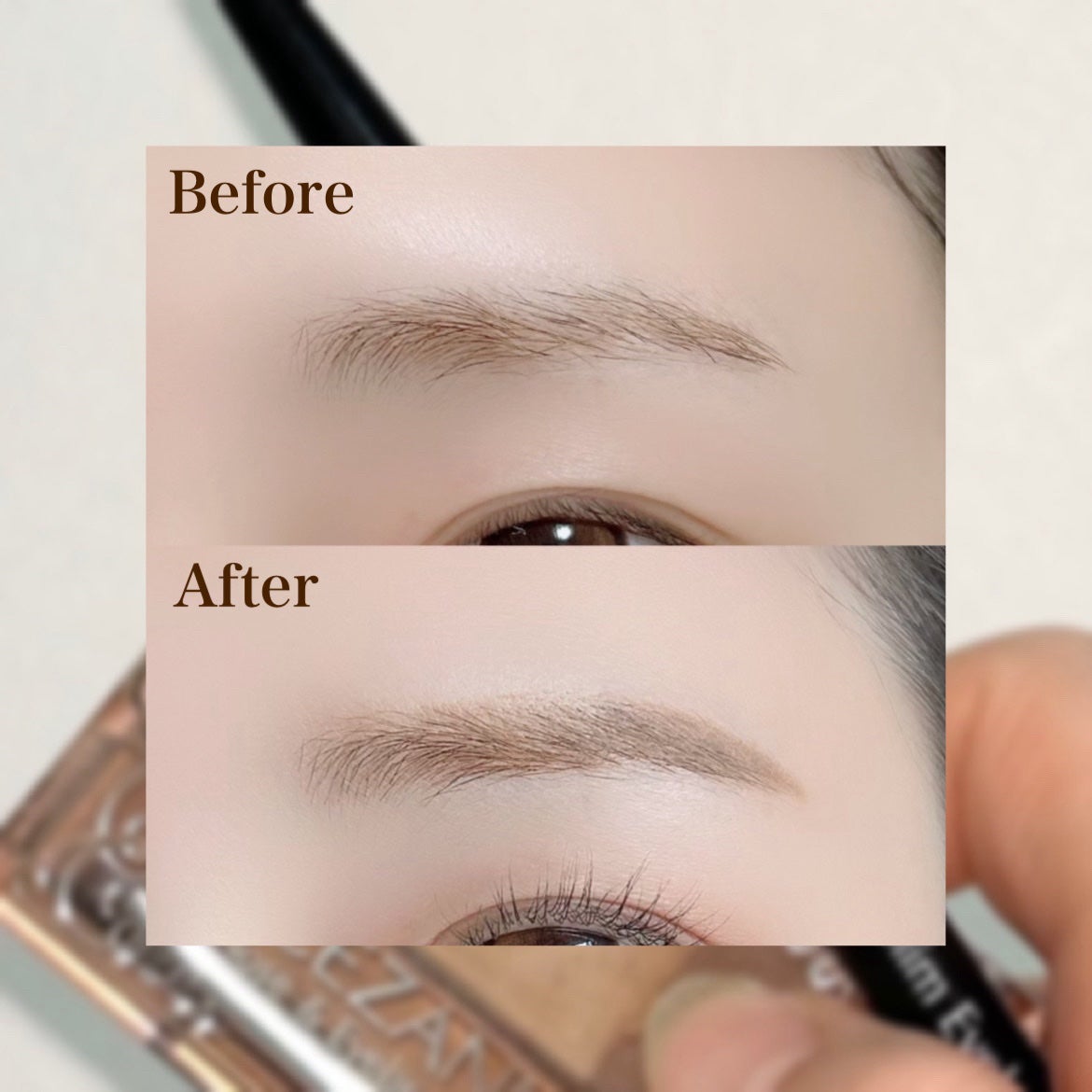 ノーズ&アイブロウパウダー/CEZANNE/パウダーアイブロウを使ったクチコミ(2枚目)