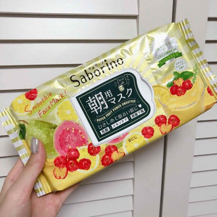 目ざまシート ビタミンスムージーの香り/サボリーノ/シートマスク・パックを使ったクチコミ(1枚目)