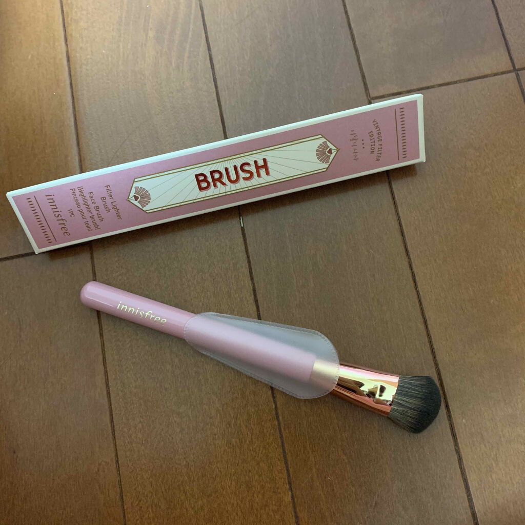 フィルター ハイライター ブラシ Vintage Filter Edition/innisfree/メイクブラシを使ったクチコミ（1枚目）