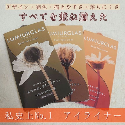 スキルレスライナー/LUMIURGLAS/リキッドアイライナーを使ったクチコミ(1枚目)