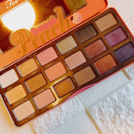 スイートピーチ アイシャドウ パレット/Too Faced/アイシャドウパレットを使ったクチコミ(3枚目)