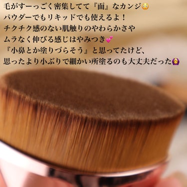 ペタル 55 ファンデーション ブラシ/shu uemura/メイクブラシを使ったクチコミ（6枚目）