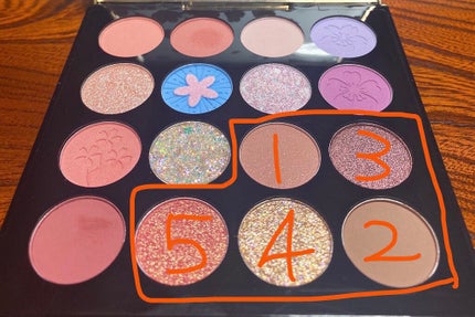 イメージ「マヤ」 アイシャドウパレット/ZEESEA/アイシャドウパレットを使ったクチコミ(3枚目)