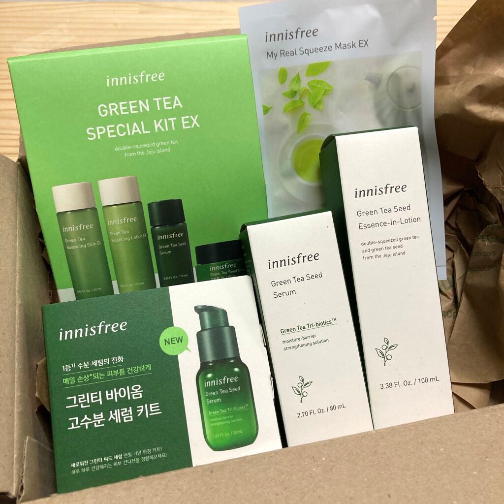 グリーンティーシード エッセンスインローション/innisfree/乳液を使ったクチコミ(1枚目)