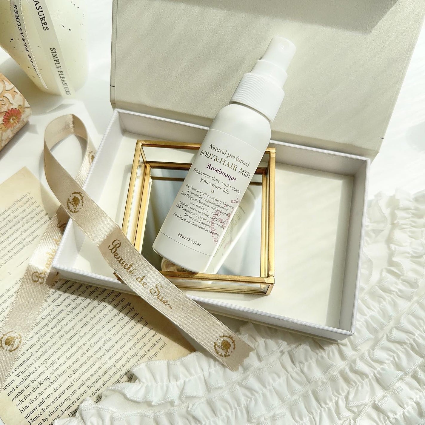 ナチュラル パフュームド ボディ&ヘアミスト 〜ローズブーケ〜/ボーテ デュ サエ/デオドラント・制汗剤を使ったクチコミ(7枚目)