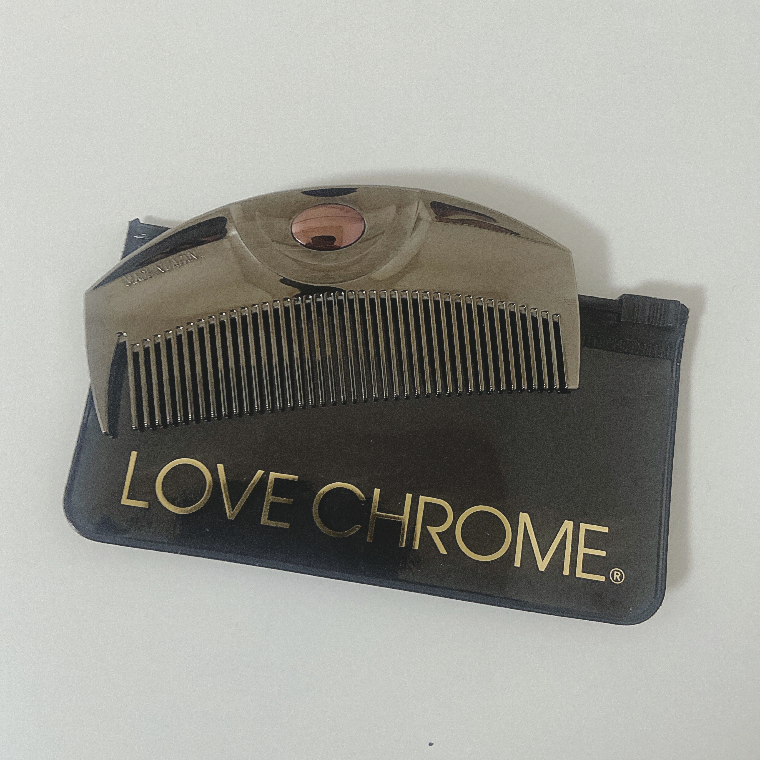 PG ツキ プレミアムブラック/LOVECHROME/ヘアコームを使ったクチコミ（1枚目）