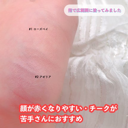 レイジー シフォン チーク #2 アゼリア/BROOKESIA/パウダーチークの画像