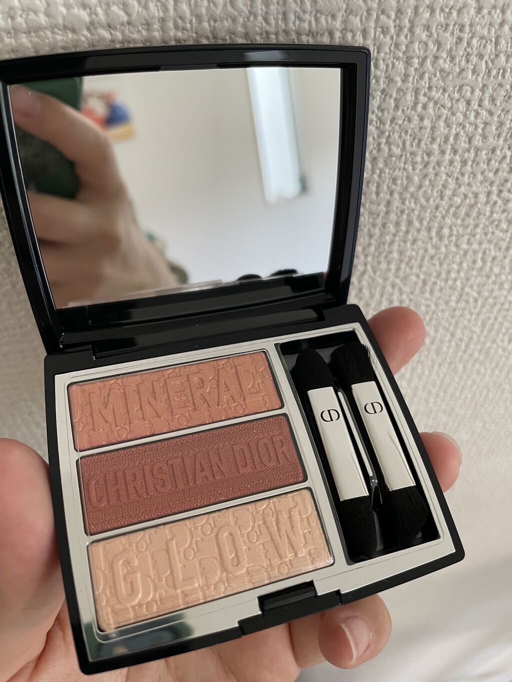 トリオ ブリック パレット 733 コーラル グロウ（生産終了）/Dior/アイシャドウパレットを使ったクチコミ（1枚目）