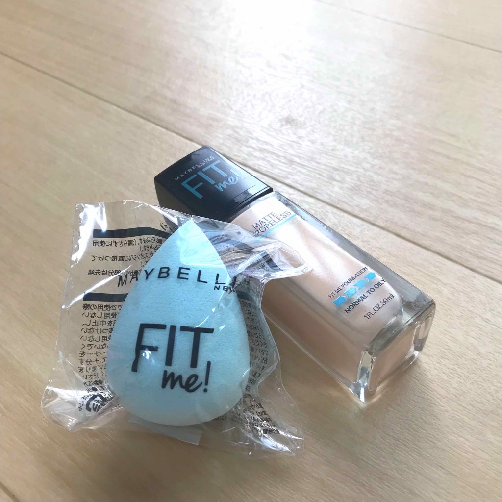 フィットミーリキッドファンデーション/MAYBELLINE NEW YORK/リキッドファンデーションを使ったクチコミ(1枚目)