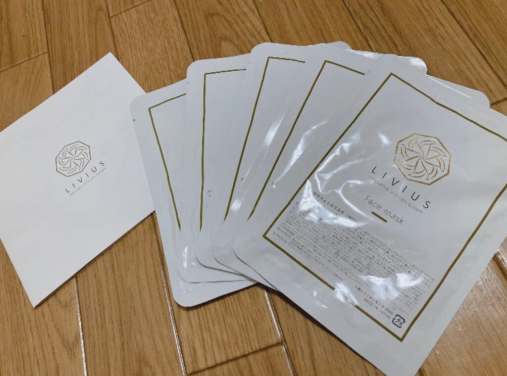 LIVIUS フェイスマスク/LIVIUS/シートマスク・パックを使ったクチコミ(1枚目)