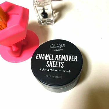 UR GLAM　ENAMEL REMOVER SHEETS/U R GLAM/除光液を使ったクチコミ（1枚目）