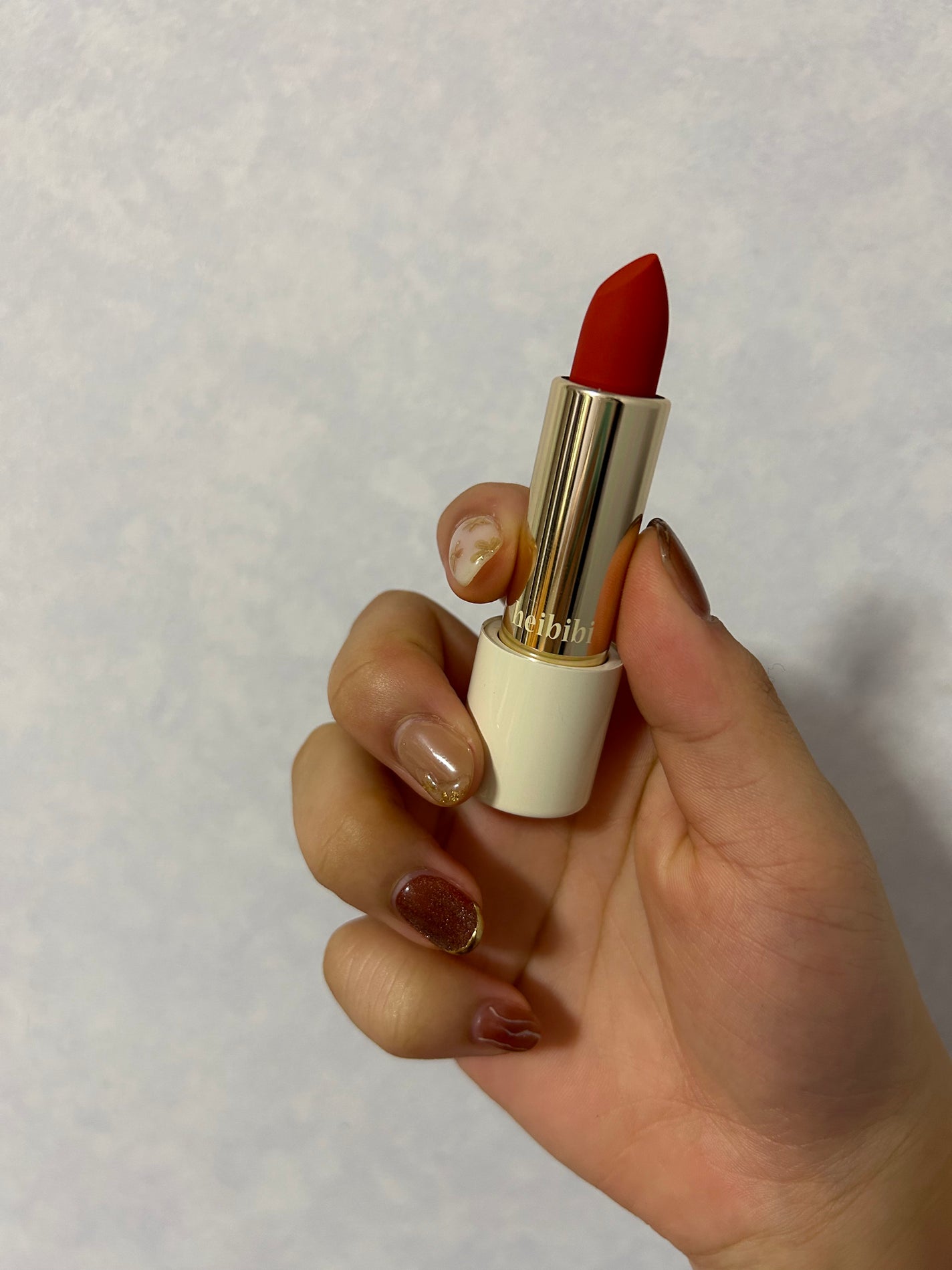 tea on LIPS 「heibibiorangesunsetいつかのオレンジリップ発..」(1枚目)