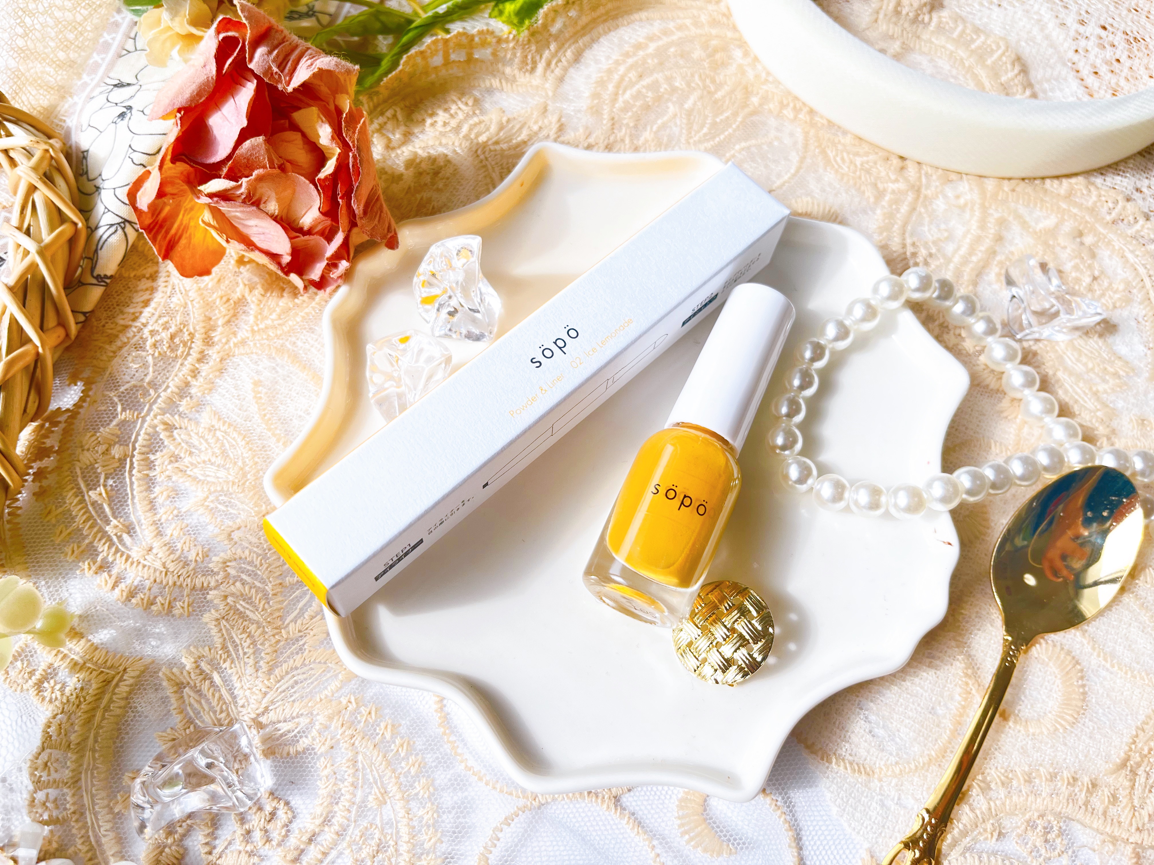 パウダー&ライナー/sopo/スティックアイシャドウを使ったクチコミ（1枚目）